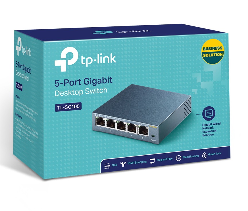 Switch TP-Link LS105G LiteWave 5-Port Gigabit Desktop 3